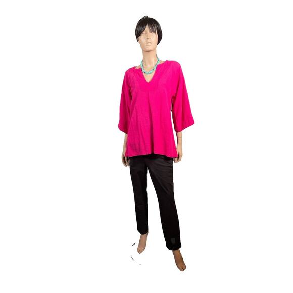 New Hero Pink Native American Shirt Cotton Large - Picture 6 of 9